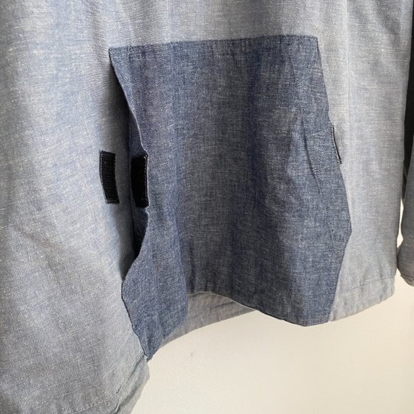 Lifetime Collective Chambray Pullover Rain Coat Men's Small - Picture 7 of 10